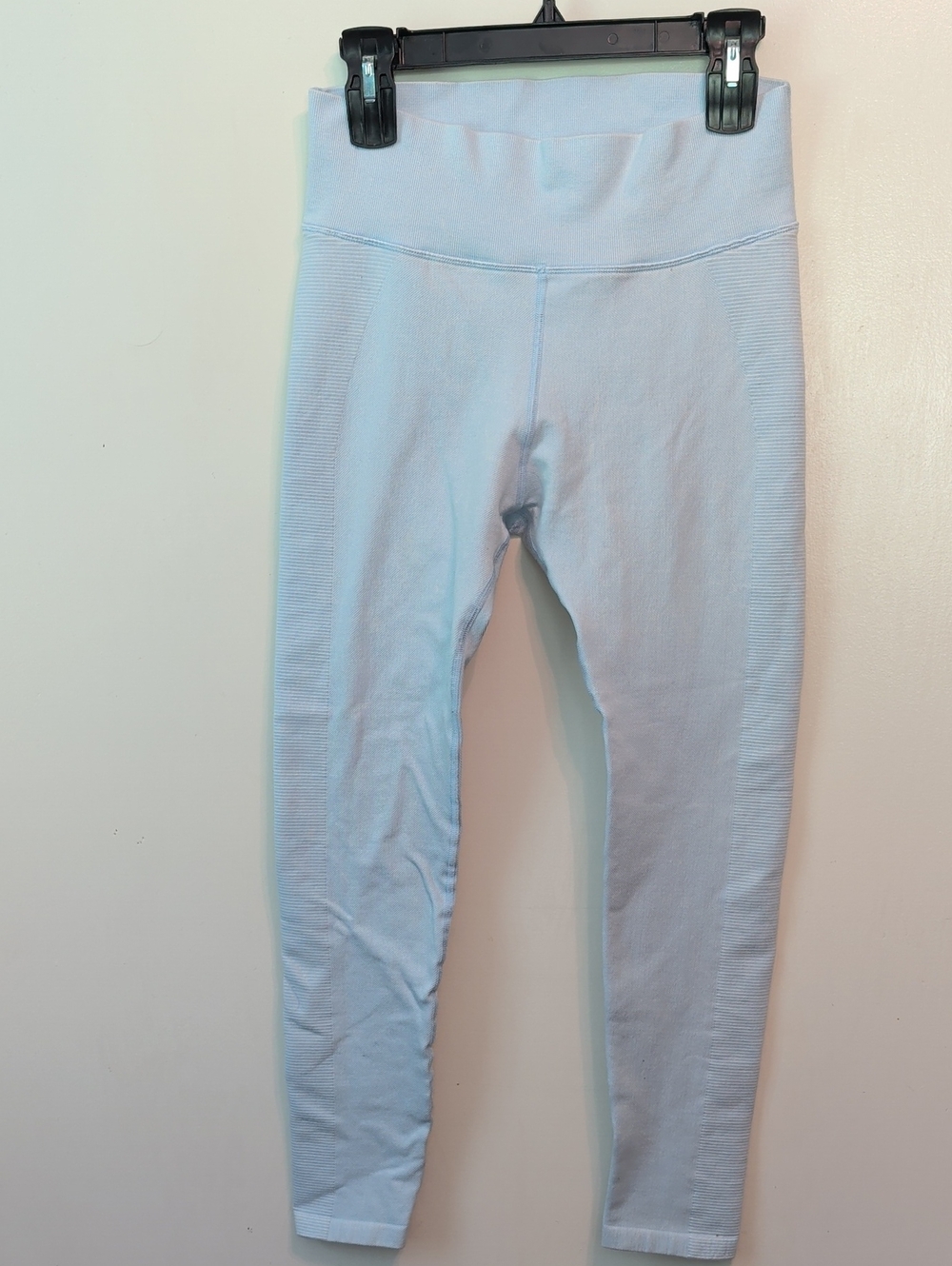 aerie Offline Pale Blue Jean Like High-Waist Seamless Leggings Large Pants